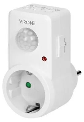 Immagine prodotto di Presa con rilevatore di movimento max 1200W 230VAC IP20