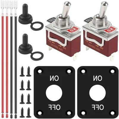 Obrázok produktu pre 2x 15 A, 125 V/20 A, 250 V striedavého prúdu, 2-polohový prepínač SPST