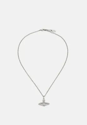 Produktbild von Vivienne Westwood Mini Bas Relief Pendant Kette – Silber/Kristall – Uni