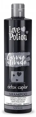 Obrázek produktu pro Love Potion Carvao Ativado - Detox Capilar Šampon na vlasy (500 ml)
