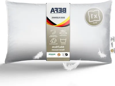 Productafbeelding van Verenkussen - Hoofdkussen - Zacht slapen - Allergievriendelijk - 50x70 cm - Wit