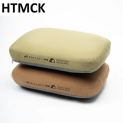 Produktbild von STUNQ® Nackenkissen aus Memory-Schaum mit langsamer Rückstellkraft, tragbares Nackenstützkissen für unterwegs und Outdoor-Camping