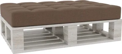 Obrázok produktu pre Vankúše na palety, vankúše na palety sedák operadlo prešívané PFG (vankúš na sedenie 120x80, svetlohnedý)