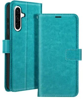 Obrázok produktu pre Mayaxess, puzdro na peňaženku so šnúrkou a stojanom pre Samsung Galaxy A37, tyrkysové