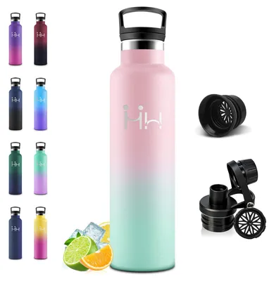 Produktbild von Motswedi Flasche 1l, Auslaufsicher, Trinkflasche Edelstahl, Kalt&Warm, Trinkflas