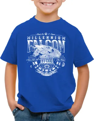 Produktbild von style3 Kossal-Flug 12 Parsec Kinder T-Shirt rasender sprung millenium falke