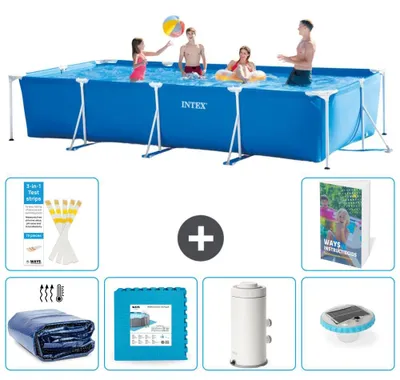 Imagen del producto de Piscina rectangular de estructura - 450x220x84 cm - 5 piezas - Modelo S152