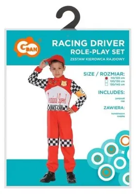 Produktbild von Kinderkostüm "Rallye-Fahrer", Größe 120/130 cm - Godan