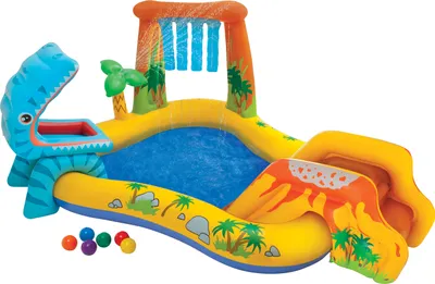 Produktbild von Nadmuchiwany basen Intex Dinosaur Play Centre 249x191x109 cm 57444NP