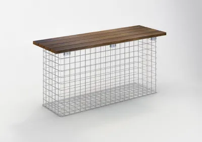Obrázek produktu pro Zahradní lavička Cumaru 102 x 45 x 52 cm, MW 5 x 5 cm, žárově zinkováno