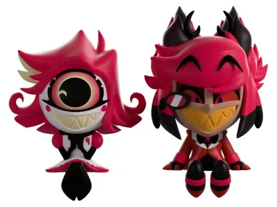 Zdjęcie produktu dla Figurki winylowe Hazbin Hotel Alastor & Niffty Monitor Buddiez