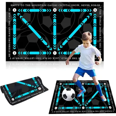 Image de Tapis d'entraînement pour football - Antidérapant et absorbant les chocs