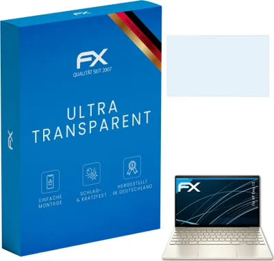 Produktbild von atFoliX 4061186053316, Laptop Bildschirmschutz, Transparent, HP, Envy 13, Klare Bildschirmschutzfolie, Kratzresistent