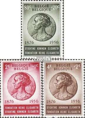 Produktbild von Briefmarken Belgien 1956 Mi 1040-1042 (kompl.Ausg.) postfrisch Königin Elisabeth