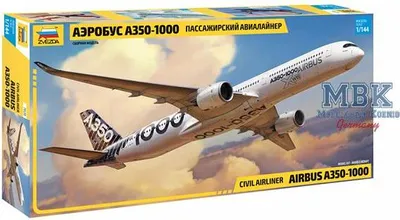 Produktbild von Zvezda 7020 - 1/144 Civil Airliner Airbus A350-1000 - Neu