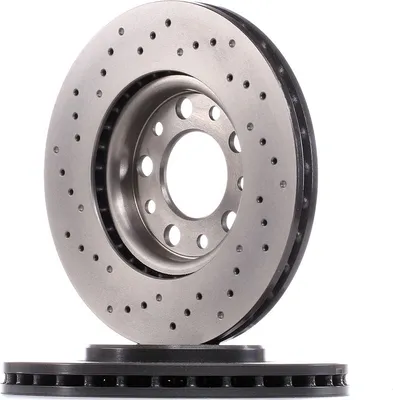 Image de 2x BREMBO disque de frein 09.A721.1X pour FIAT 500X (334_) 40mm 281mm