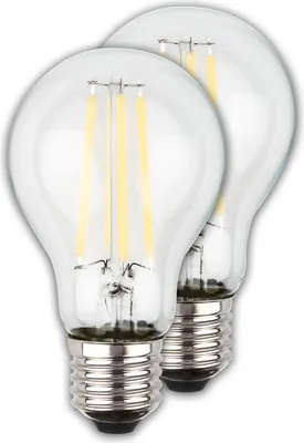 Obrázek produktu pro Sada 2 ks LED žárovek E27, LED žárovka A60, teplá bílá, energetická třída A
