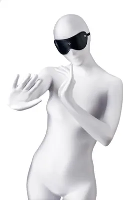 Zdjęcie produktu dla Anonymo mask,poliuretan leather, black, 24 cm