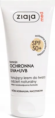 Zdjęcie produktu dla Ziaja Med, SPF 50+, krem tonujący, 50 ml