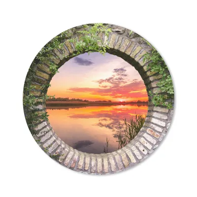 Produktbild von MuchoWow® Mauspad Mousepad Meer - Sonnenuntergang - Ausblick 20x20 cm - Mousepads - Maus Mat - Pad - Mausunterlage - Schreibtischmatte