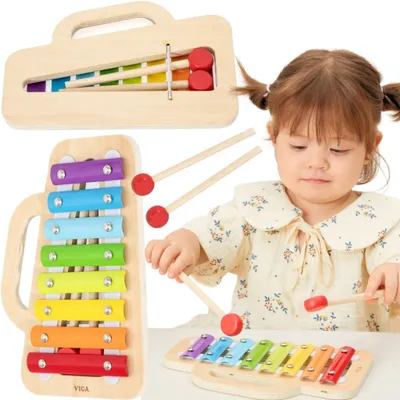 Immagine prodotto di Xilofono in legno VIGA Cymbalki – Scopri il talento musicale del tuo bambino!