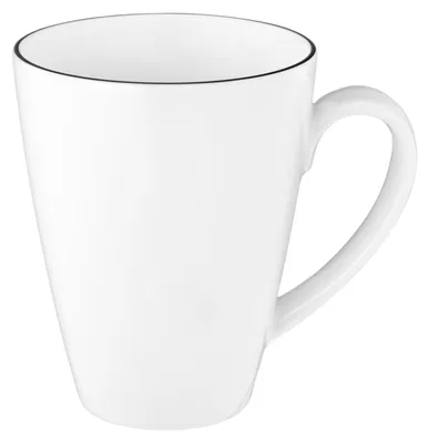 Produktbild von Becher mit Henkel Tambel 0,35 l - Seltmann Weiden Lido Black Line 10826