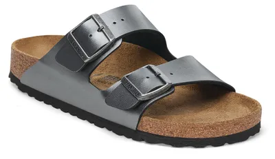 Produktbild von Birkenstock 1029233 Damen-Pantoletten in Silber – weite Passform