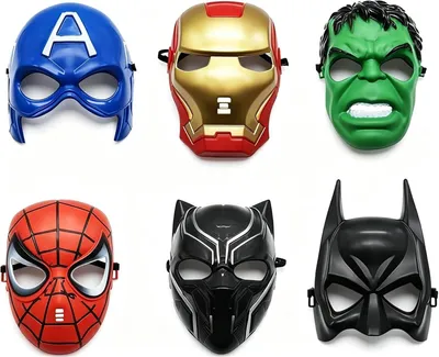 Productafbeelding van Feestmaskers - Vilten dierenmaskers - Om in te kleuren - Halfmasker - Jungle feestdecoratie - Kinderverjaardag