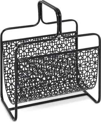 Image de Porte-magazine Vesta Ines noir