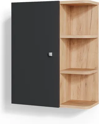 Produktbild von Badschrank Vicco Fynn Anthrazit 47.2 x 59.2 cm, Model 34149