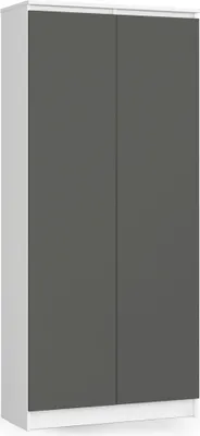 Produktbild von AKORD Furniture Factory RP0PREGR80BIASZA, Weiß, 8 Regale, Matt, 16 mm, 350 mm, 800 mm