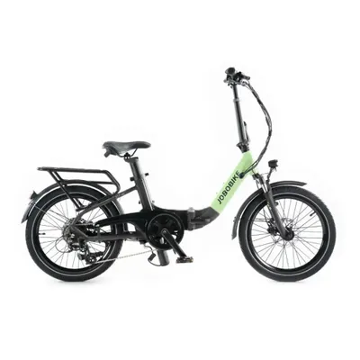 Produktbild von JOBOBIKE Ace Elektrisches Faltrad – Tiefer Einstieg – 20 Zoll – 250W Motor – 7 Gänge – 50 km Reichweite – Mechanische Scheibenbremsen – Grün