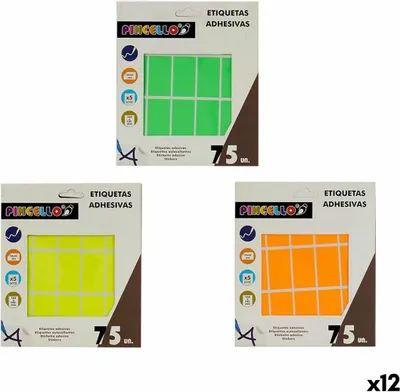 Produktbild von Klebeetiketten rechteckig 25 x 45 mm (12 Stück)