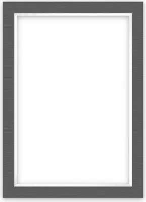 Obrázok produktu pre nielsen Conservation passe-partout 1,5 mm, vonkajší formát 50x70 cm pre obrázky 40x60 cm, grafitovo sivá so štruktúrou