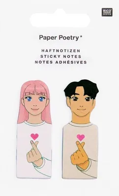 Produktbild von 2 Klebeblöcke - 25 Blatt - Manga