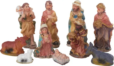Produktbild von VBS Krippenfiguren "Bethel", 10-teilig, H. ca. 1,5 - 7 cm