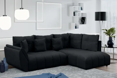Produktbild von AX LIVING Ecksofa mit Schlaffunktion Kayseri L Sofa Anthrazit 268 cm