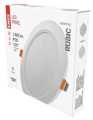 LED podhledové svítidlo RUBIC 17 cm, 18 W, neutrální bílá