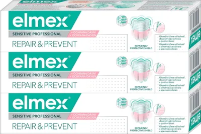Obrázok produktu pre ELMEX Sensitive Professional Repair & Prevent 3 x 75 ml