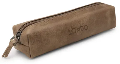 Obrázek produktu pro Kožené pouzdro na zip na psací potřeby a kosmetiku