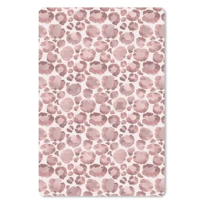Obrázok produktu pre Podložka pod myš - Potlač pantera - Ružová - Škvrny - - 18x27cm - Rohožka pod myš