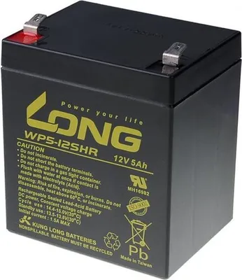 Immagine prodotto di Batteria al piombo lunga 12V 5Ah HighRate F2 (WP5-12SHR F2)