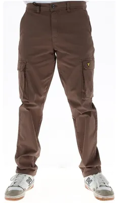 Image de Lyle & Scott Homme Pantalons Marron - TR1802ITA - Taille 34