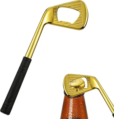 Produktbild von Flaschenöffner – Golfbier – Zinklegierung – Dekoration für Bar – Zuhause – Geschenk und Sammlerstück für Golffans – Geburtstag