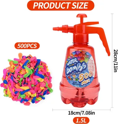 Produktbild von Folienballon Wasserballon, Pumpballon-Spielzeug
