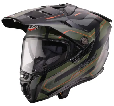 Obrázek produktu pro Helma Caberg Tanami Ranger, matná černá/šedá/zelená, velikost M (57/58)