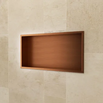 Produktbild von Wandnische Dusche PACIFIC gebürstetes rosegold