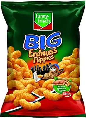 Produktbild von funny frisch BIG Erdnuss Flippies Extragroße Erdnüssen Flips 175g