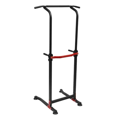 Obrázek produktu pro Horizontální hrazda, fitness stanice, posilovací stanice, fitness centrum, maximální nosnost 150 kg, tréninkové zařízení, rozsah výšky 165-210 cm, ocelová konstrukce