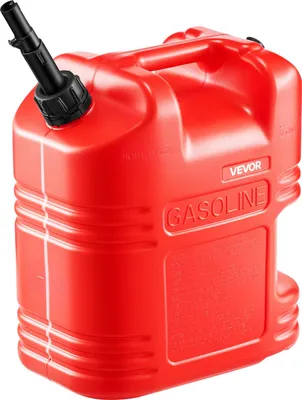 Zdjęcie produktu dla Kanister na paliwo VEVOR, 19 l, kanister na benzynę z wylewką i czytelną skalą, maks. przepływ 15 l/min, pojemnik na płyn do większości samochodów, motocykli, ATV i UTV, czerwony, 1 szt.